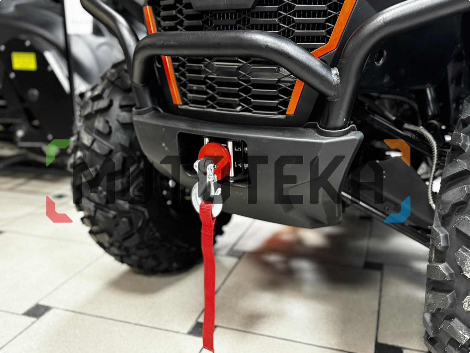 Сезон 2025! Квадрицикл Bizon (Бизон) YK450AL EPS Оранжевый с ПСМ